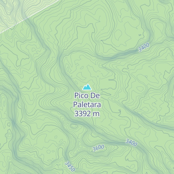 Map of Pico De Paletara