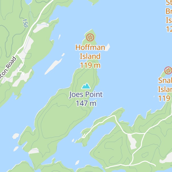 Map of Joes Point