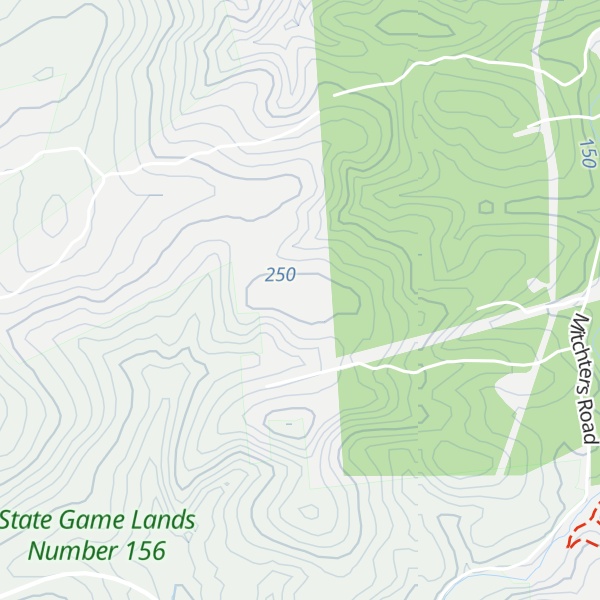 Map of White Oak Hill