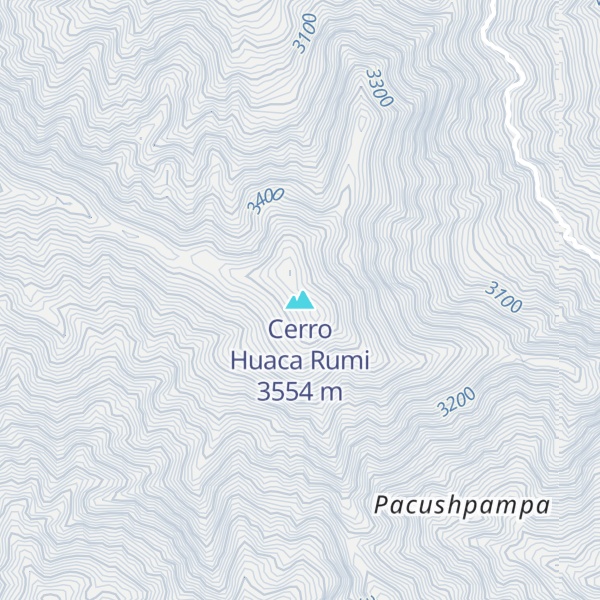 Map of Cerro Huaca Rumi