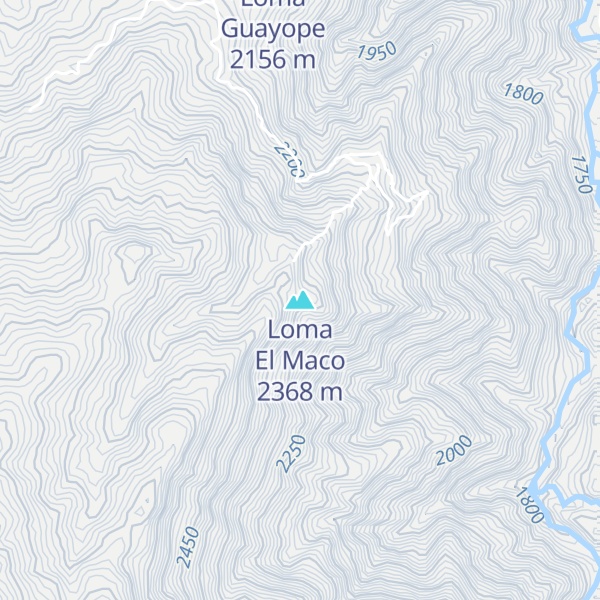 Map of Loma El Maco