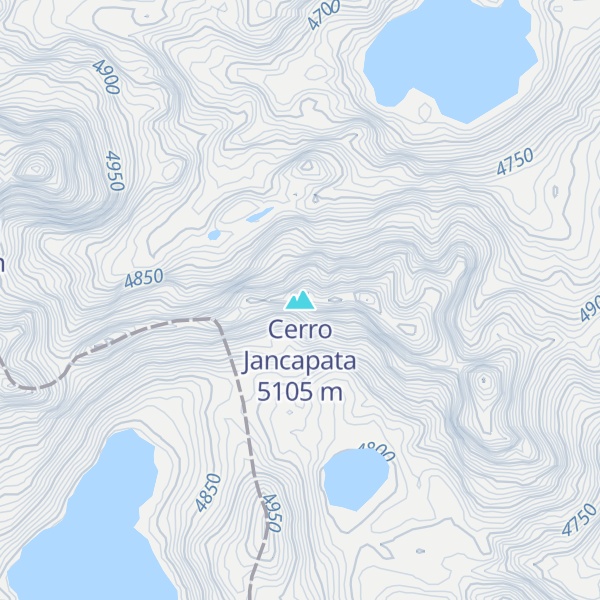 Map of Cerro Jancapata