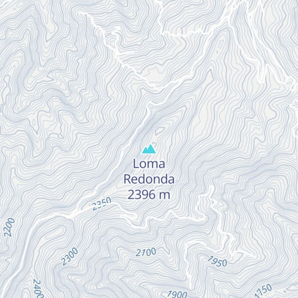 Map of Loma Redonda