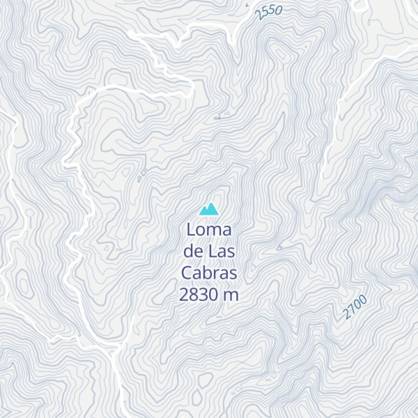 Map of Loma de Las Cabras