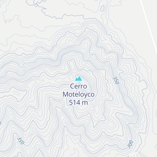 Map of Cerro Moteloyco