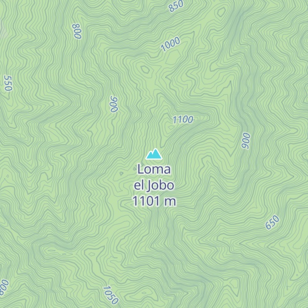 Map of Loma el Jobo