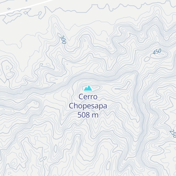Map of Cerro Chopesapa