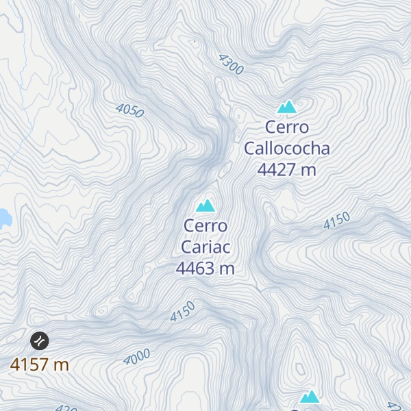 Map of Cerro Cariac