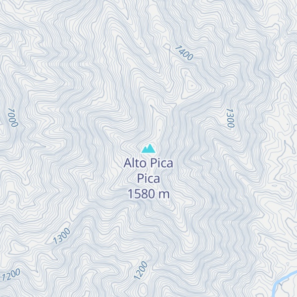 Map of Alto Pica Pica