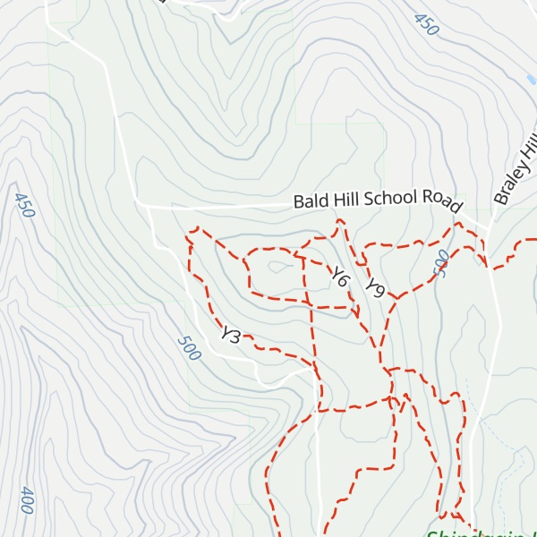Map of Bald Mountain