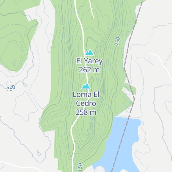 Map of Loma El Cedro