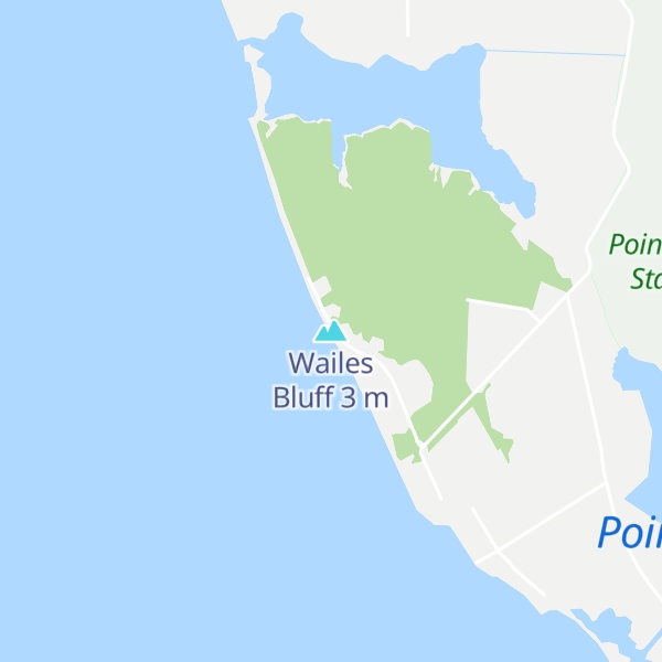 Map of Wailes Bluff