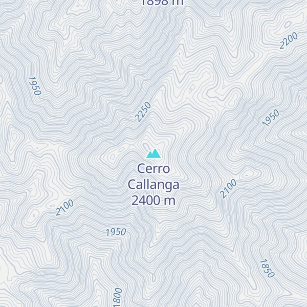 Map of Cerro Callanga