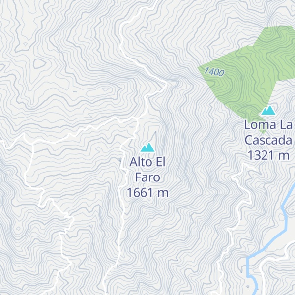 Map of Alto El Faro