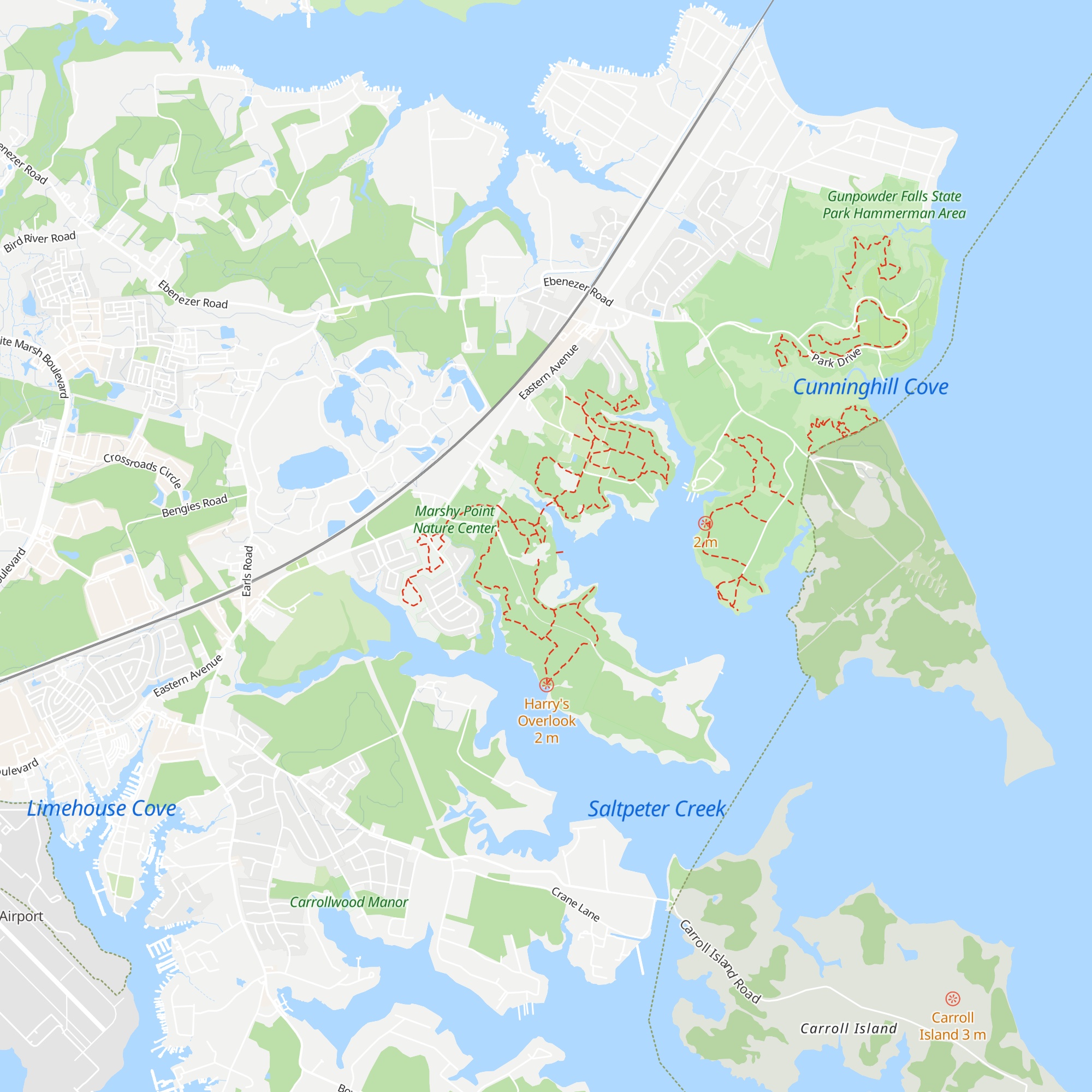 Nature Center map