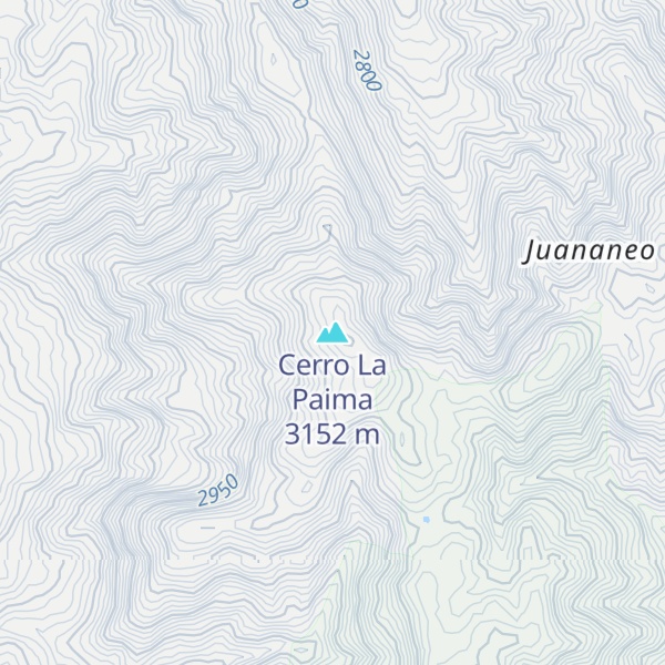 Map of Cerro La Paima