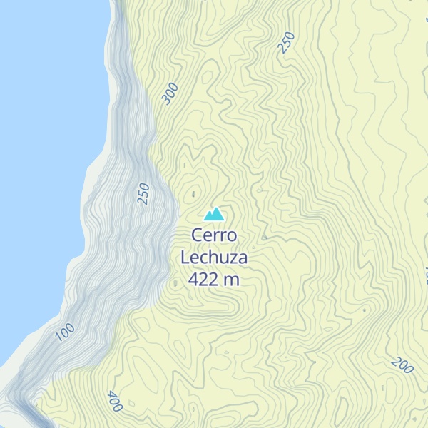 Map of Cerro Lechuza