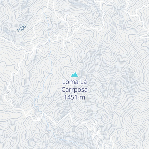 Map of Loma La Carrposa