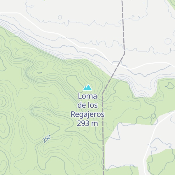 Map of Loma de los Regajeros