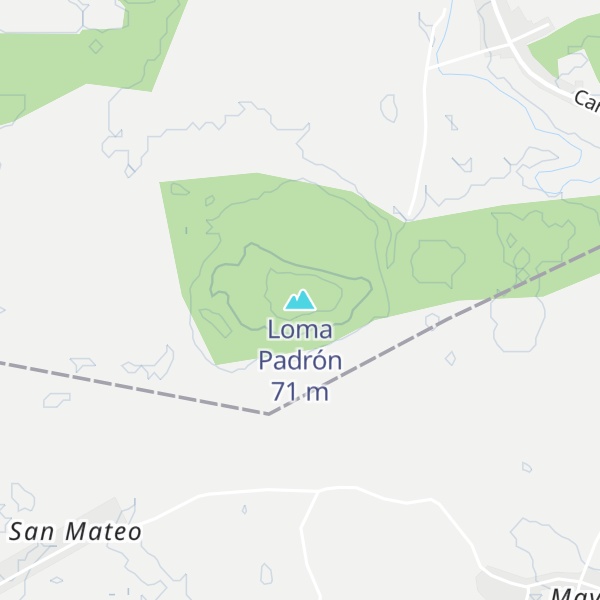 Map of Loma Padrón