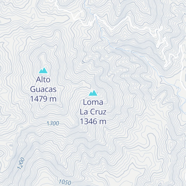 Map of Loma La Cruz