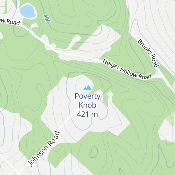 Map of Poverty Knob