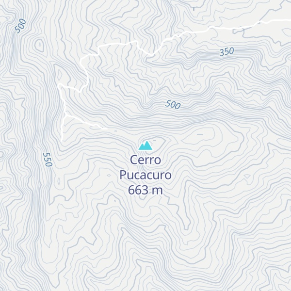 Map of Cerro Pucacuro