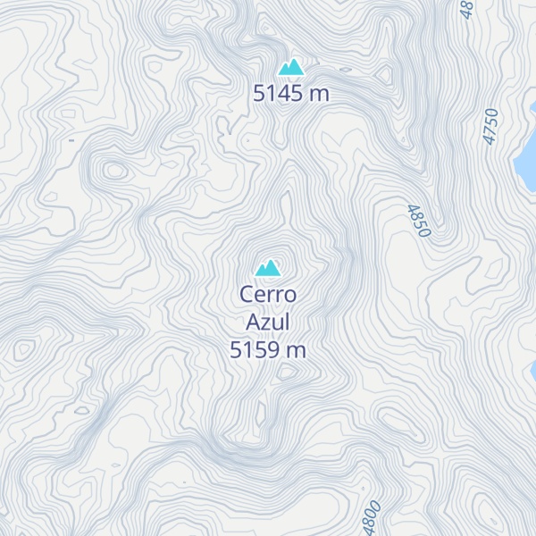 Map of Cerro Azul