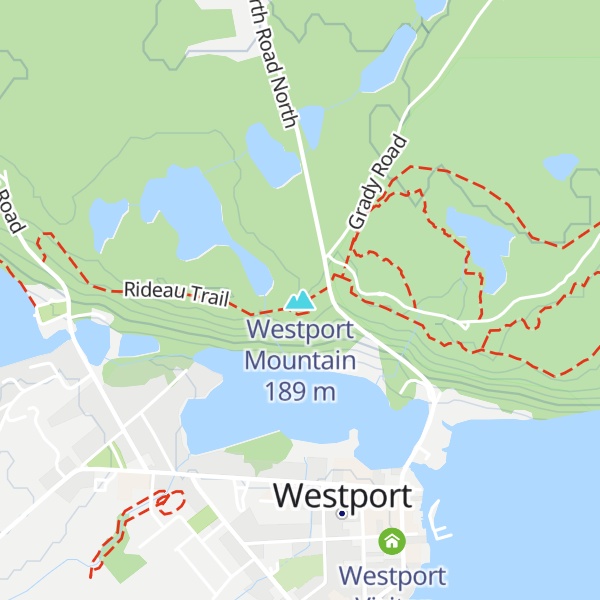 Map of Westport Mountain