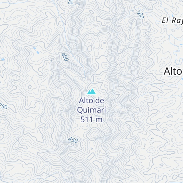 Map of Alto de Quimarí