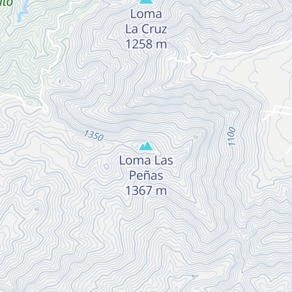 Map of Loma Las Peñas