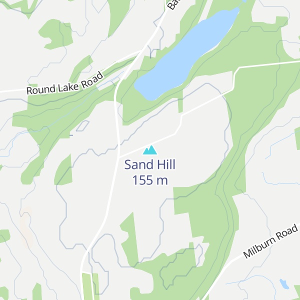 Map of Sand Hill