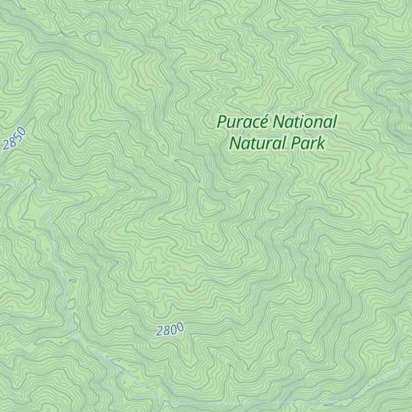 Map of Paramo Del Buey