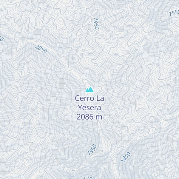 Map of Cerro La Yesera