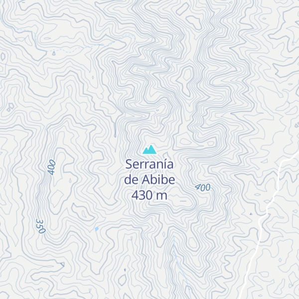 Map of Serranía de Abibe