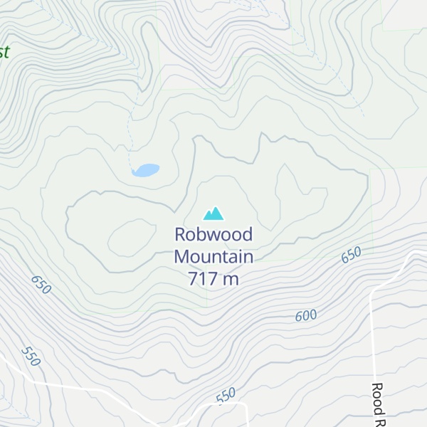 Map of Robwood Mountain
