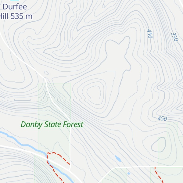 Map of Roundtop