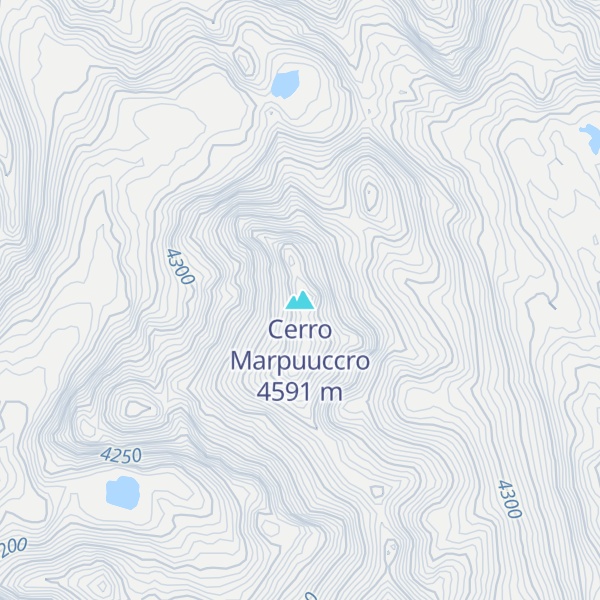 Map of Cerro Marpuuccro