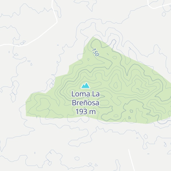 Map of Loma La Breñosa