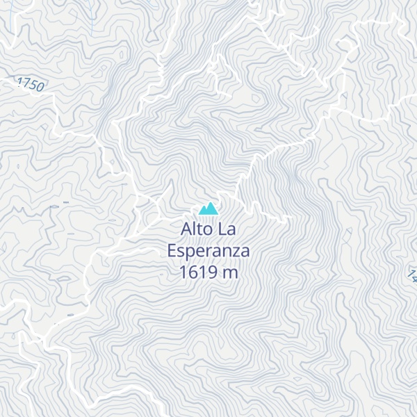 Map of Alto La Esperanza