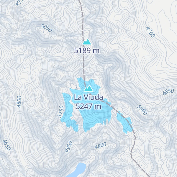 Map of La Viuda