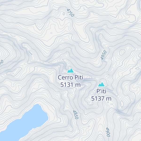 Map of Cerro Piti