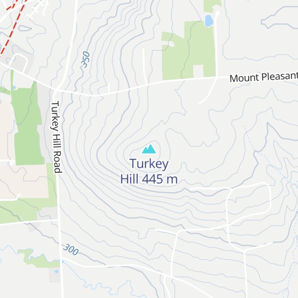 Map of Turkey Hill