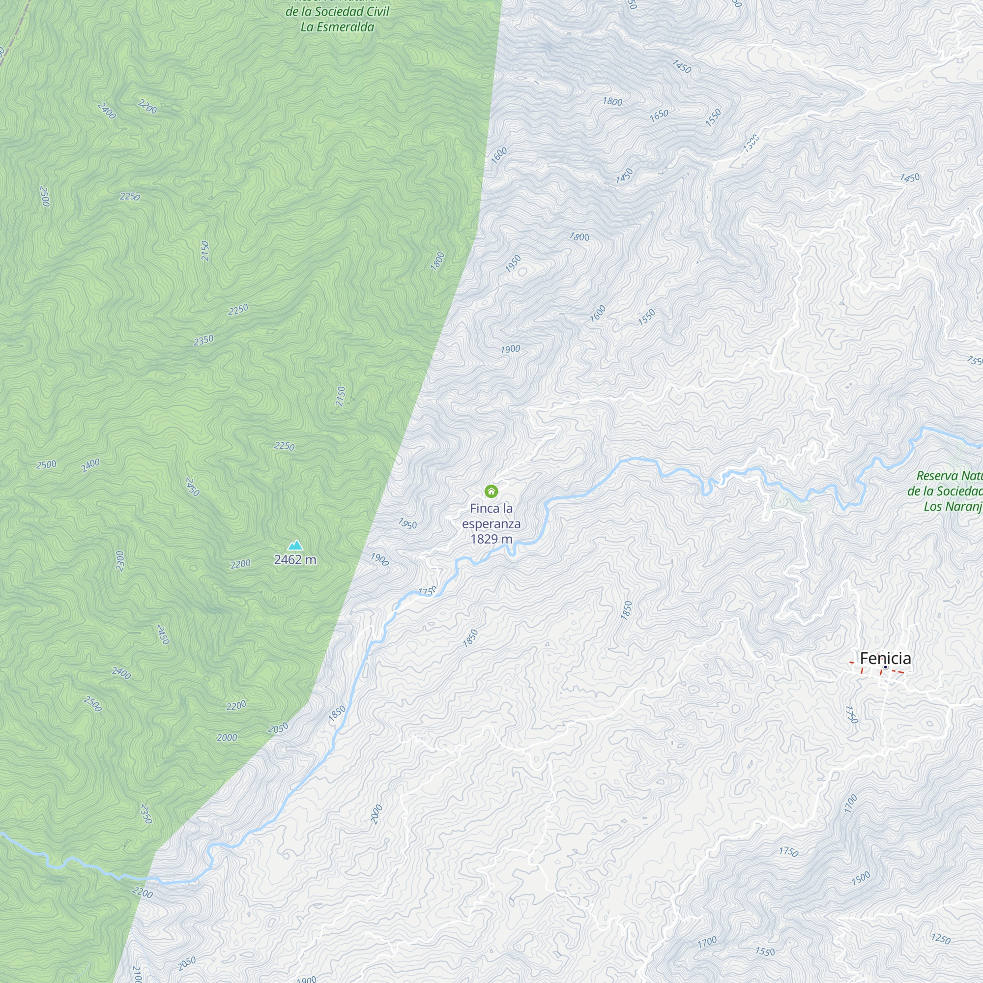 Finca la esperanza map