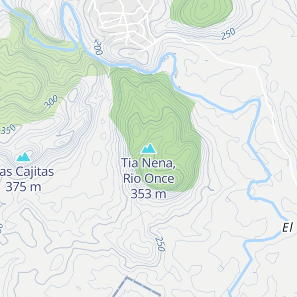 Map of Tia Nena, Rio Once