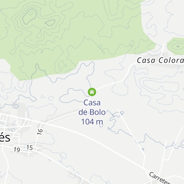 Map of Casa de Bolo
