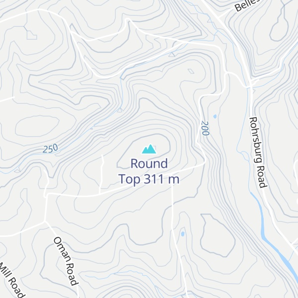 Map of Round Top