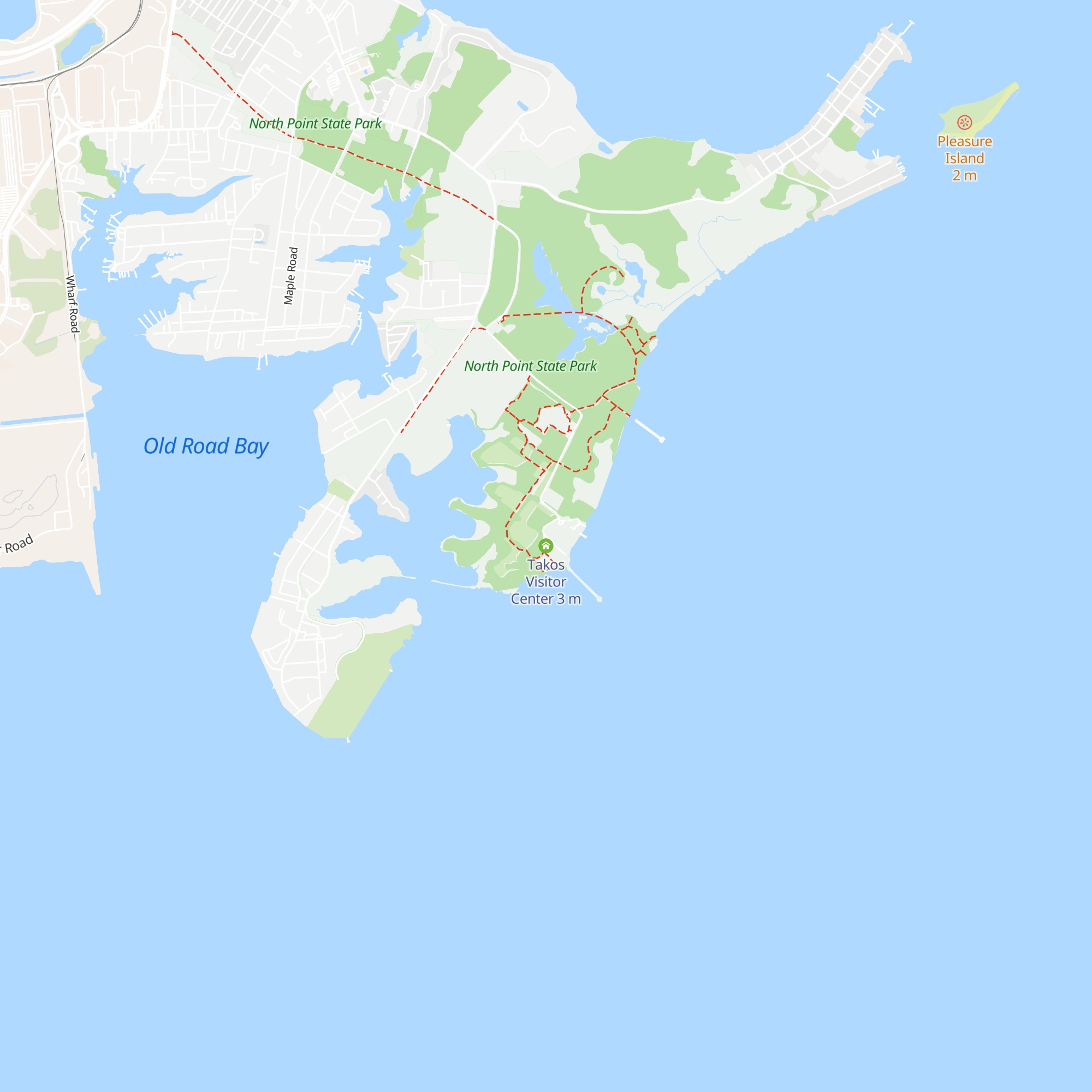 Takos Visitor Center map