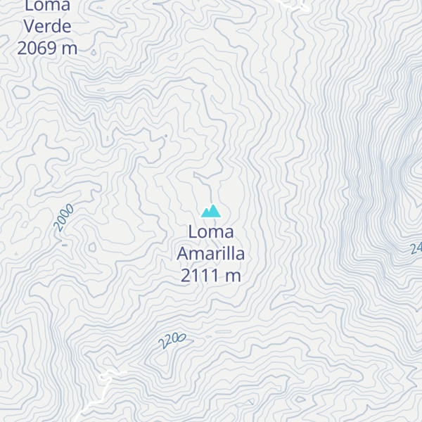 Map of Loma Amarilla