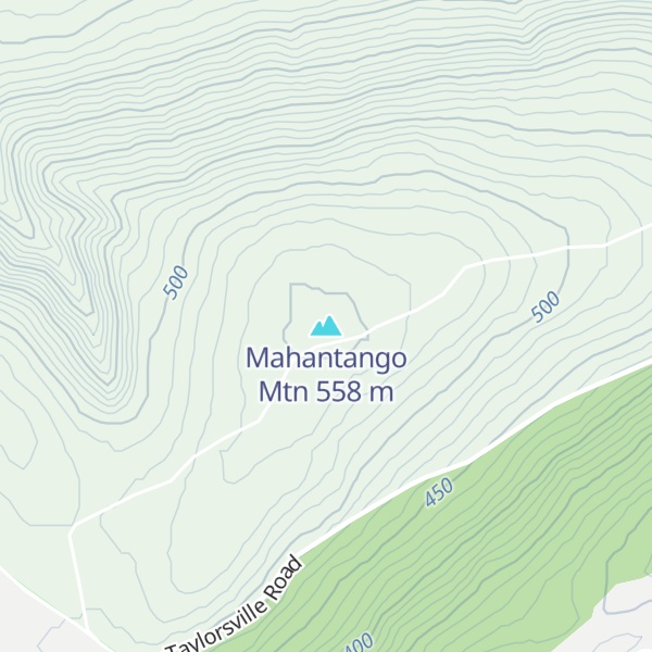Map of Mahantango Mtn